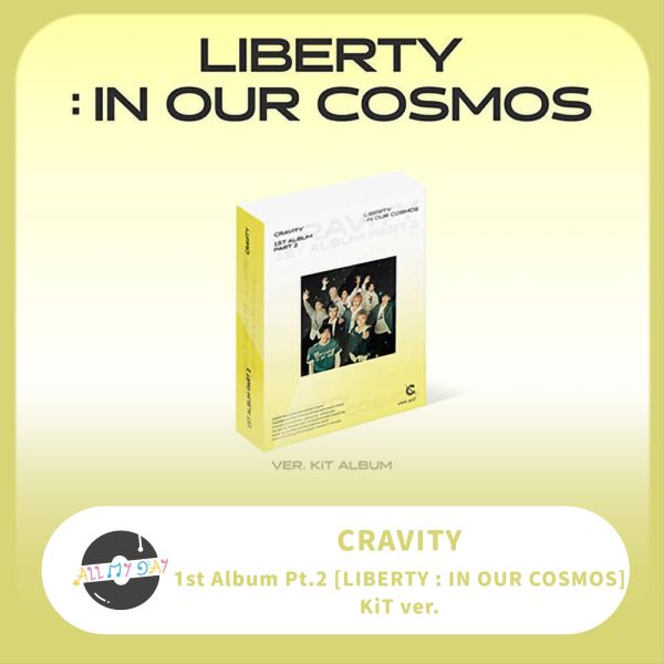 CRAVITY 正規一輯《Pt.2 LIBERTY : IN OUR COSMOS》(KiT ver.) CRAVITY,正規二輯,LIBERTY : IN OUR COSMOS,KiT ver.