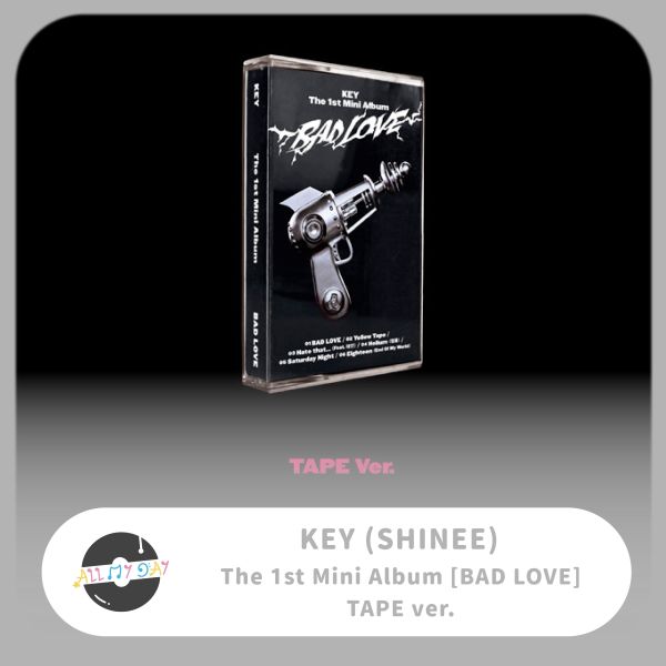 Key 迷你一輯《BAD LOVE》 (TAPE Ver.) Key,迷你一輯,BAD LOVE,TAPE Ver.