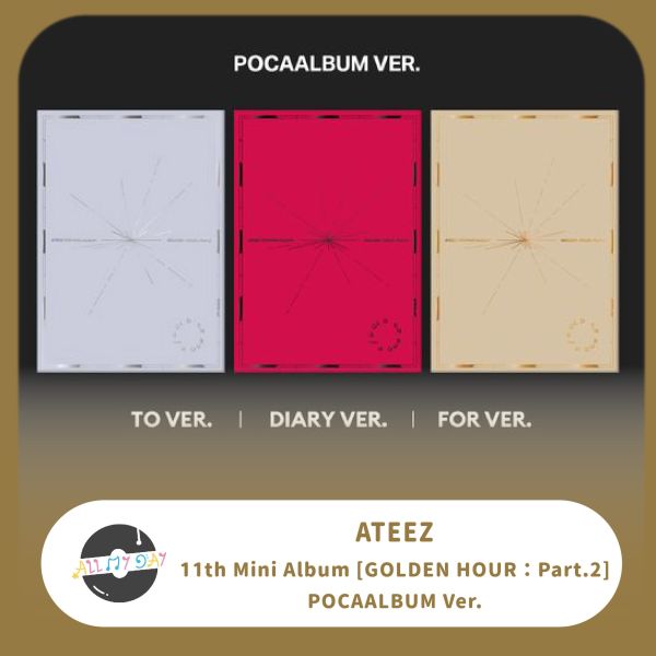 ATEEZ 迷你十一輯 《GOLDEN HOUR : Part.2》 (POCAALBUM ver.） ATEEZ,迷你十ㄧ輯,GOLDEN HOUR : Part.2,POCAALBUM ver