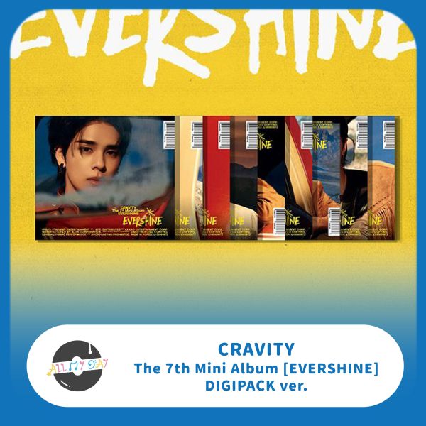 CRAVITY 迷你七輯《EVERSHINE》(DIGIPACK ver.) (版本隨機) CRAVITY,迷你七輯,EVERSHINE,DIGIPACK ver,版本隨機