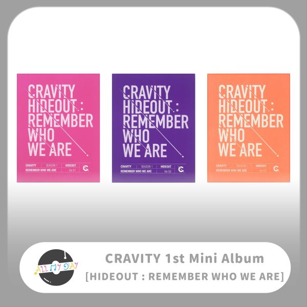 CRAVITY 迷你一輯《HIDEOUT: REMEMBER WHO WE ARE》(版本隨機) CRAVITY,迷你一輯,HIDEOUT: REMEMBER WHO WE ARE,版本隨機