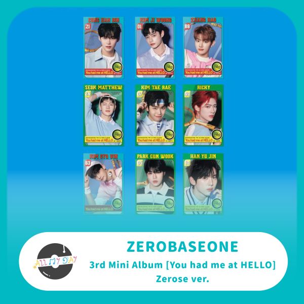 ZEROBASEONE 迷你三輯《You had me at HELLO》(ZEROSE ver.) ZEROBASEONE,迷你三輯,You had me at HELLO,ZEROSE ver.