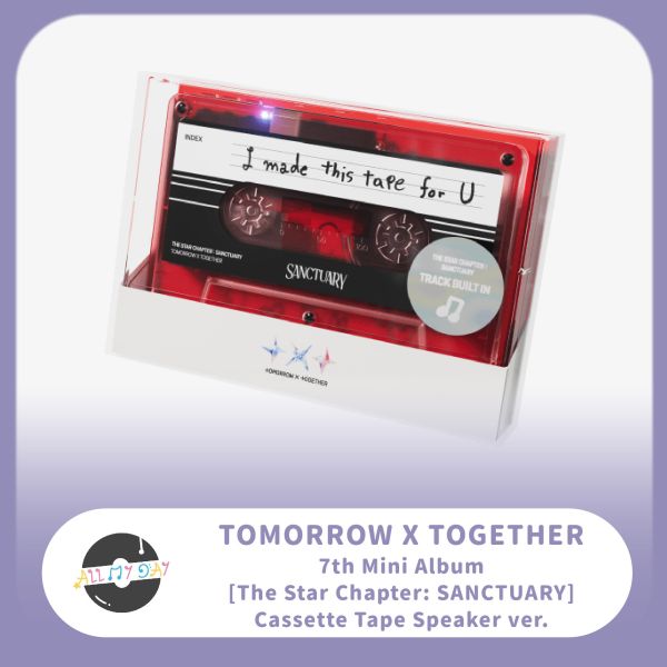 TXT 迷你七輯《The Star Chapter: SANCTUARY》（Cassette Tape Speaker ver.）預購～11/25 TXT,迷你七輯,The Star Chapter: SANCTUARY,Cassette Tape Speaker ver.