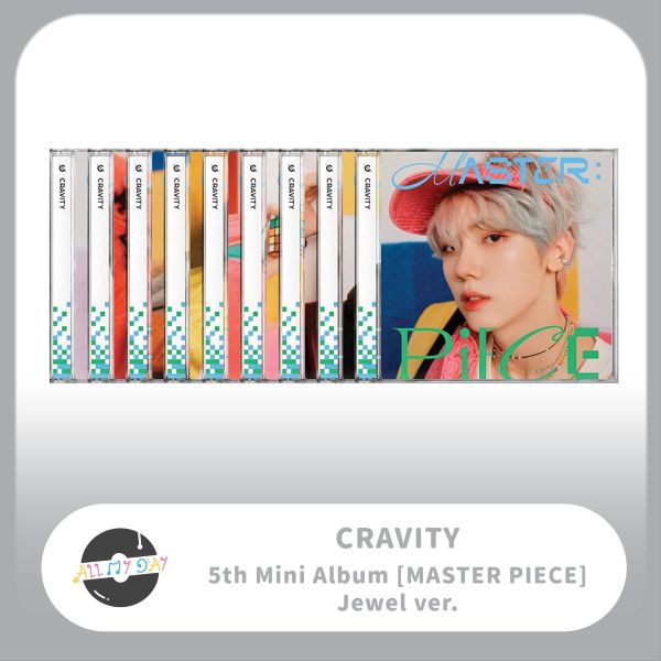 CRAVITY 迷你五輯《MASTER:PIECE》(Jewel ver.) (版本隨機) CRAVITY,迷你五輯,MASTER:PIECE,,Jewel ver,版本隨機