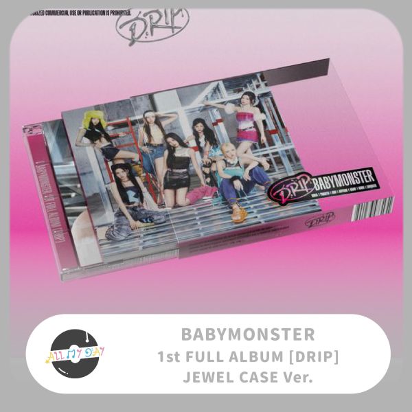 BABYMONSTER 正規一輯《DRIP》(JEWEL CASE Ver.) BABYMONSTER,正規一輯,DRIP,JEWEL CASE Ver