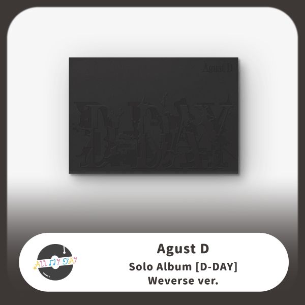 BTS Agust D《D-DAY》(Weverse Albums ver.) BTS,Agust D,D-DAY,Weverse Albums ver.