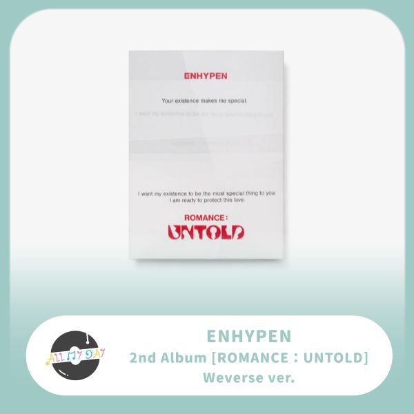 ENHYPEN 正規二輯《ROMANCE : UNTOLD》(Weverse Album ver.) ENHYPEN,正規二輯,ROMANCE : UNTOLD,Weverse ver.