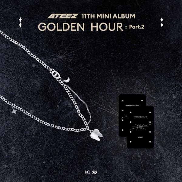 ATEEZ 項鍊 贈 隨機小卡1張 [ GOLDEN HOUR PART 2 POP-UP STORE ] 官方週邊 代購 ~ 11/24 ATEEZ,項鍊,GOLDEN HOUR PART 2 POP-UP STORE,官方週邊