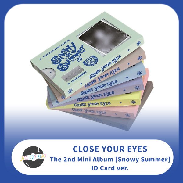 CLOSE YOUR EYES 迷你二輯《Snowy Summer》（ID Card ver.） CLOSE YOUR EYES,迷你二輯,Snowy Summer,ID Card ver.