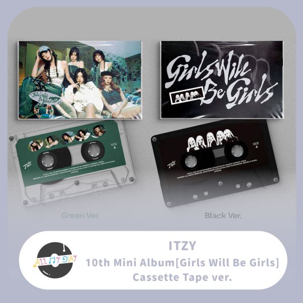 ITZY 迷你十輯《Girls Will Be Girls》（Cassette Tape ver.） ITZY,迷你十輯,Girls Will Be Girls,Cassette Tape ver.