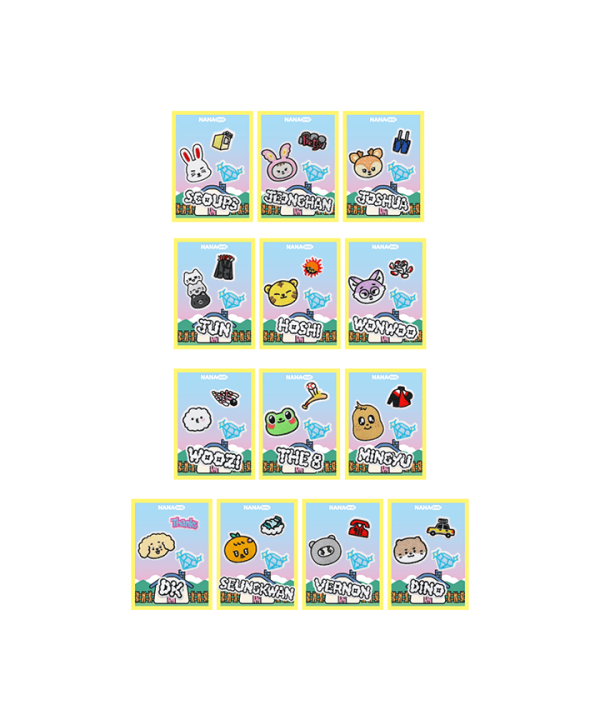 SEVENTEEN 魔鬼氈套組 [ NANA bmb ] 官方週邊 代購～6/18 SEVENTEEN,魔鬼氈套組,NANA bmb,官方週邊
