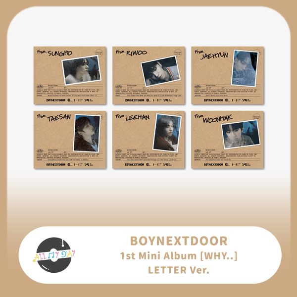 BOYNEXTDOOR 迷你一輯《WHY..》(Letter ver.) BOYNEXTDOOR,迷你一輯,WHY..,Letter ver.,版本隨機