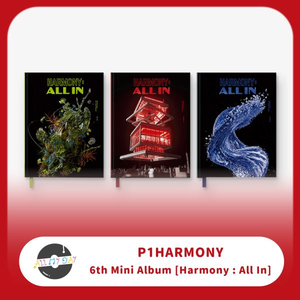 P1Harmony 迷你六輯《HARMONY : ALL IN》(版本隨機) P1Harmony,迷你六輯,HARMONY : ALL IN,版本隨機