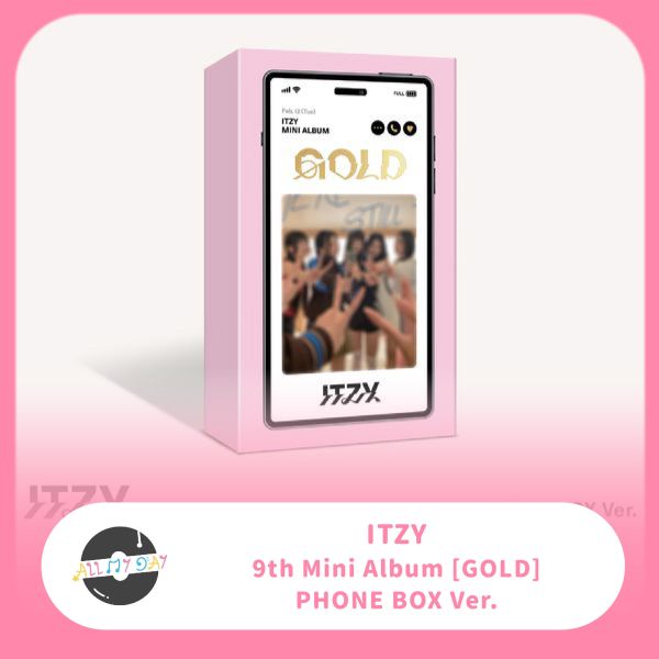 ITZY 迷你九輯《GOLD》(PHONE BOX ver.) ITZY,迷你九輯,GOLD,PHONE BOX ver.