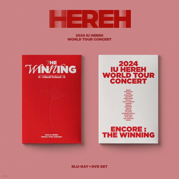 IU BLU-RAY + DVD [ 2024 IU 〈HEREH〉 WORLD TOUR CONCERT ] 官方週邊 代購～5/14 IU,BLU-RAY + DVD,2024 IU 〈HEREH〉 WORLD TOUR CONCERT,官方週邊