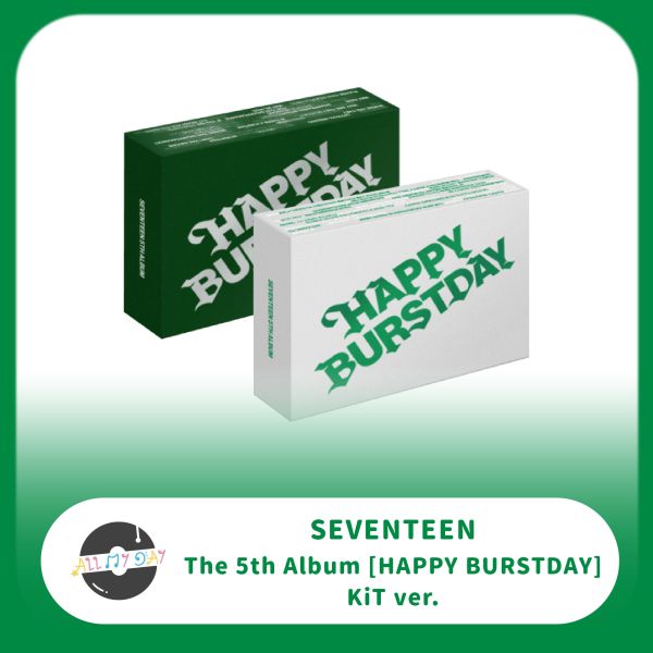 SEVENTEEN 正規五輯《HAPPY BURSTDAY》（KiT ver.） SEVENTEEN,正規五輯,HAPPY BURSTDAY,KiT ver.