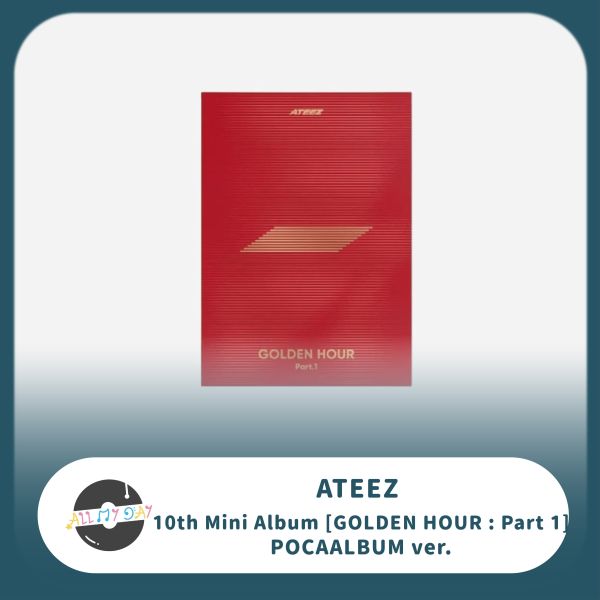 ATEEZ 迷你十輯《GOLDEN HOUR : Part.1 》(POCAALBUM ver.) ATEEZ,迷你十輯,GOLDEN HOUR : Part.1,POCAALBUM ver.