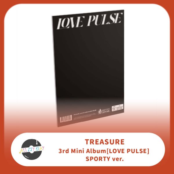 TREASURE 迷你三輯《LOVE PULSE》（SPORTY ver.）預購 TREASURE,迷你三輯,LOVE PULSE,SPORTY ver.