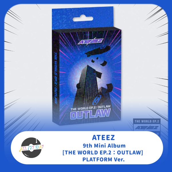 ATEEZ 迷你九輯《THE WORLD EP.2 : OUTLAW》(PLATFORM Ver.) ATEEZ,迷你九輯,THE WORLD EP.2 : OUTLAW,PLATFORM Ver.