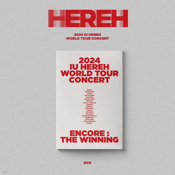 IU BLU-RAY + DVD [ 2024 IU 〈HEREH〉 WORLD TOUR CONCERT ] 官方週邊 代購～5/14 IU,BLU-RAY + DVD,2024 IU 〈HEREH〉 WORLD TOUR CONCERT,官方週邊