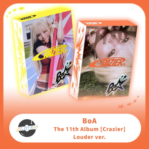 BoA 正規十一輯《Crazier》（Louder ver.）預購 BoA,正規十一輯,Crazier,Louder ver.