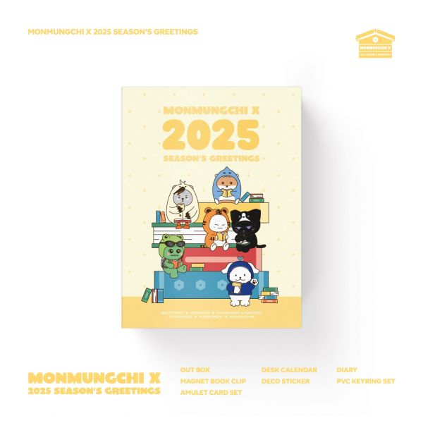 MONSTA X [MONMUNGCHI X] 2025官方年曆 代購 ~12/23 MONSTA X,MONMUNGCHI X,2025官方年曆