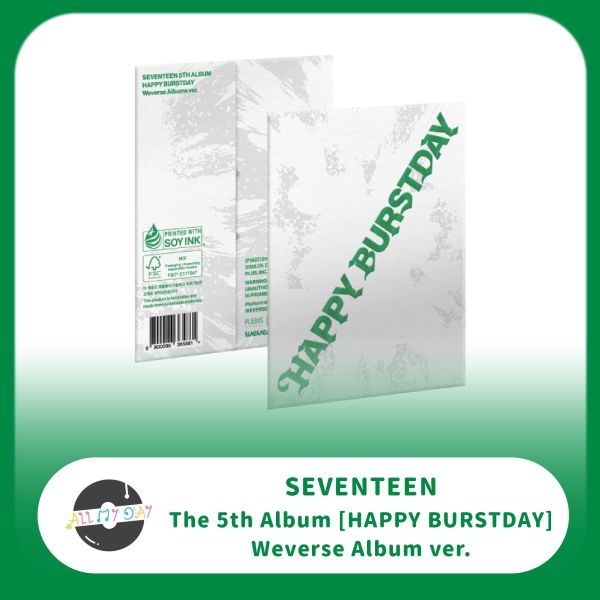 SEVENTEEN 正規五輯《HAPPY BURSTDAY》（Weverse Albums ver.） SEVENTEEN,正規五輯,HAPPY BURSTDAY,Weverse Albums ver.