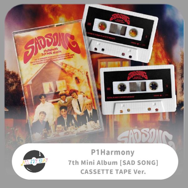 P1Harmony 迷你七輯《SAD SONG》(CASSETTE TAPE Ver.) P1Harmony,迷你七輯,SAD SONG,CASSETTE TAPE Ver