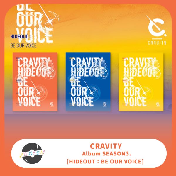 CRAVITY 迷你三輯《HIDEOUT: BE OUR VOICE》 CRAVITY,迷你三輯,HIDEOUT: BE OUR VOICE