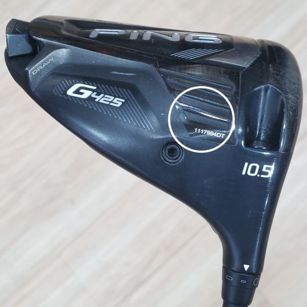 二手品PING G425 ᴍᴀx 10.5°開球木桿 搭配ALTA J CB ꜱʟᴀᴛᴇ 55 S桿身 