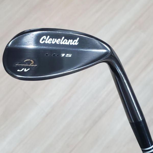 二手美品Cleveland CG15 ᴢɪᴘ ɢʀᴏᴏᴠᴇꜱ JV ʙʟᴀᴄᴋ ᴘᴇᴀʀʟ(珍黑版) 52/𝟣𝟢°挖起桿 搭配N.S.Pro 950 98 S桿身 