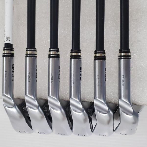 二手超美品PING G425 5-W(共6支)鐵桿組 搭配ALTA J CB ꜱʟᴀᴛᴇ 54 SR桿身 