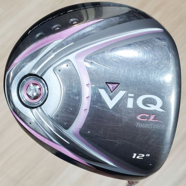 二手美品 女生 女用TOURSTAGE ViQ ᴄʟ 12°開球木桿 搭配VT-30ᴡ 39 L桿身 
