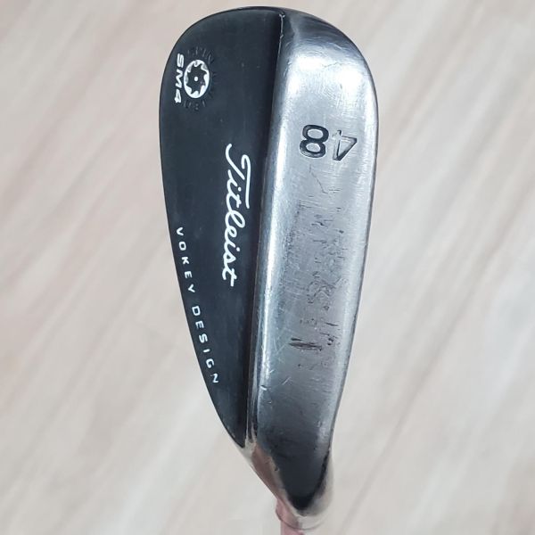 二手品Titleist SM4 ʙʟᴀᴄᴋ ɴɪᴄᴋᴇʟ(鍍黑版) 𝟦𝟪-𝟣𝟢 48/10°挖起桿 搭配Dynamic Gold W桿身 