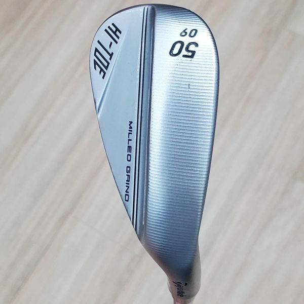 二手近新品TaylorMade ᴍɪʟʟᴇᴅ ɢʀɪɴᴅ HI TOE 3 ᴄʜʀᴏᴍᴇ(鍍鉻版) 50/𝟢𝟫°挖起桿 搭配Dynamic Gold ꜱ𝟤𝟢𝟢 129 S桿身 