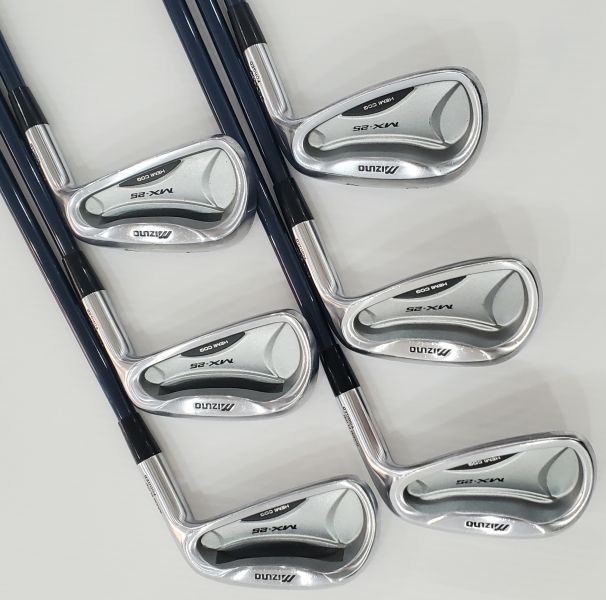 二手美品Mizuno MX-25 ʜᴇᴍɪ ᴄᴏɢ 5-P(共6支)鐵桿組 搭配原廠 SR桿身 