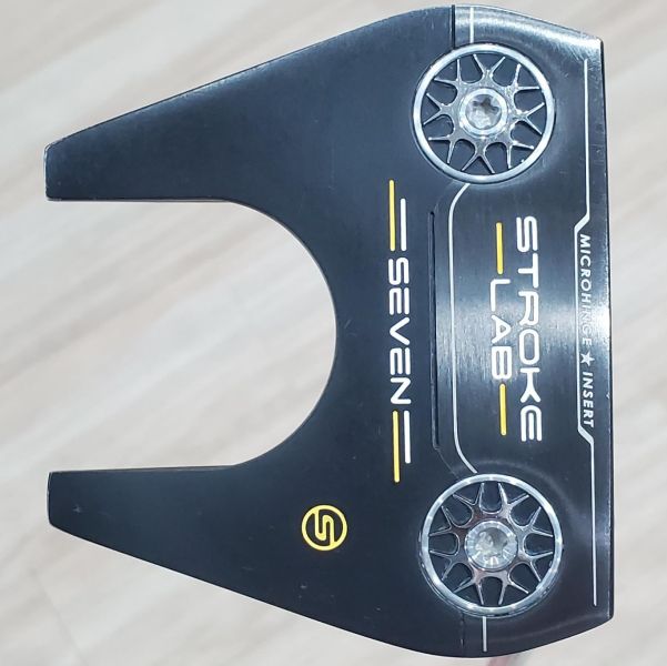二手美品ODYSSEY STROKE LAB SEVEN S 34"推桿 搭配STROKE LAB桿身 