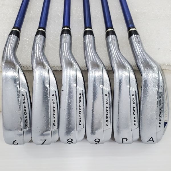 二手品YAMAHA inpres UD+2 6-A(共6支)鐵桿組 搭配ᴍx-𝟧𝟣𝟩ɪ 52 R桿身 