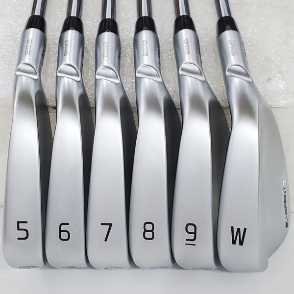 二手近新品PING(24) BLUEPRINT T ꜰᴏʀɢᴇᴅ 5-W(共6支)鐵桿組 搭配N.S.Pro Zelos 6 68.5 ≒R桿身 