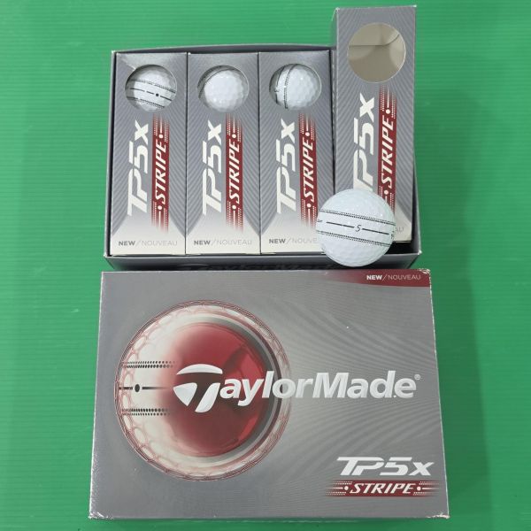 全新品TaylorMade TP5x(純淨版)高爾夫球組 一組共12顆 