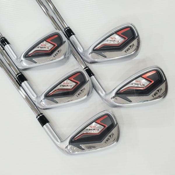 全新品HONMA T//WORLD GS 6-10(共5支)鐵桿組 搭配N.S.Pro 950 neo 94.5 R桿身 