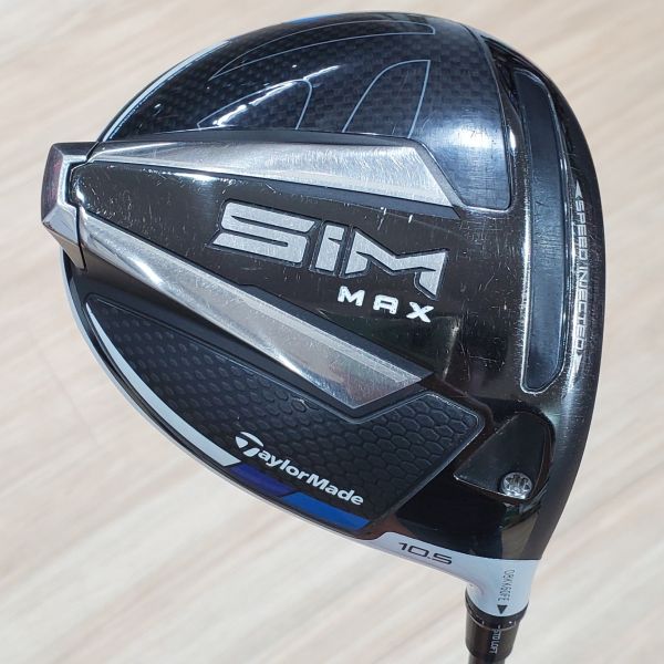 二手美品TaylorMade SIM ᴍᴀx 10.5°開球木桿 搭配原廠TENSEI ʙʟᴜᴇ TM50 51 S桿身 