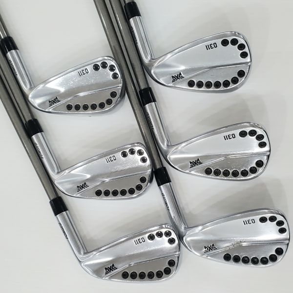 二手美品PXG 0311 ꜰᴏʀɢᴇᴅ 5-W(共6支)鐵桿組 搭配高階碳鋼SteelFiber i70 74 R桿身 