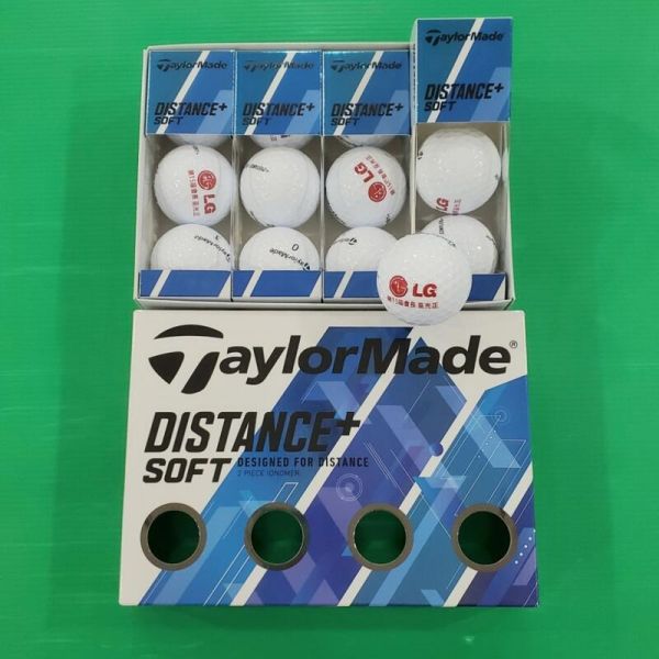 全新品TaylorMade DISTANCE⁺ ꜱᴏꜰᴛ高爾夫球 一盒共12顆 