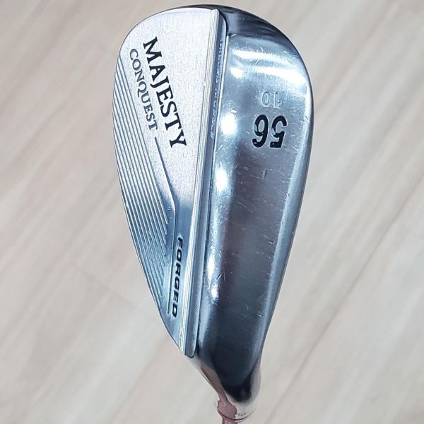 二手超美品MAJESTY CONQUEST ꜰᴏʀɢᴇᴅ 56/𝟣𝟢°挖起桿 搭配N.S.Pro 950 neo 98 S桿身 