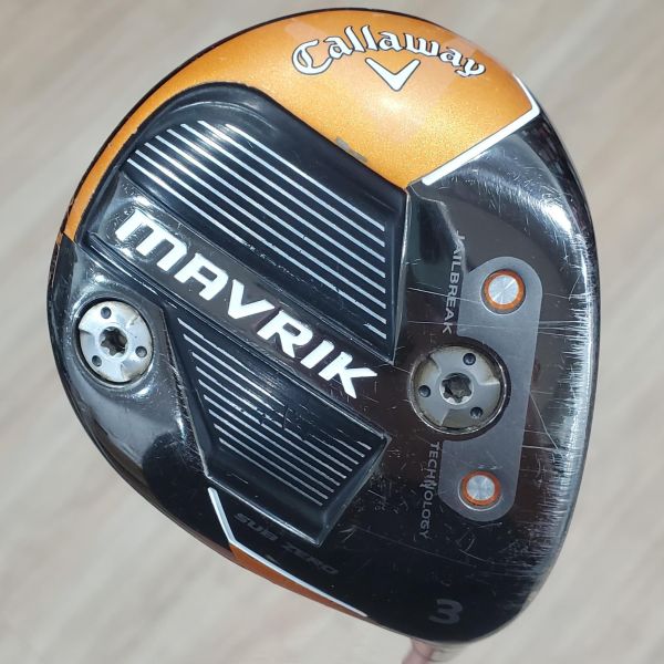 二手品Callaway MAVRIK ꜱᴜʙ ᴢᴇʀᴏ 15° 3號球道木桿 搭配特注Speeder ᴇᴠᴏʟᴜᴛɪᴏɴ VI FW 𝟨𝟢-ꜱ 67.5 S桿身 