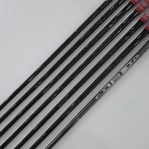 二手美品EPON AF-506 ꜰᴏʀɢᴇᴅ 5-A(共7支)鐵桿組 搭配N.S.Pro MODUS³ ʟᴜxᴜʀʏ ʙʟᴀᴄᴋ(奢黑版)/ᴛᴏᴜʀ𝟣𝟣𝟧 ¹⁰ᵗʰ ᴬⁿⁿⁱᵛᵉʳˢᵃʳʸ ᴸⁱᵐⁱᵗᵉᵈ(A桿為10周年限量版) TOUR105/ᴛᴏᴜʀ𝟣𝟣𝟧 106.5/118.5 S桿身 