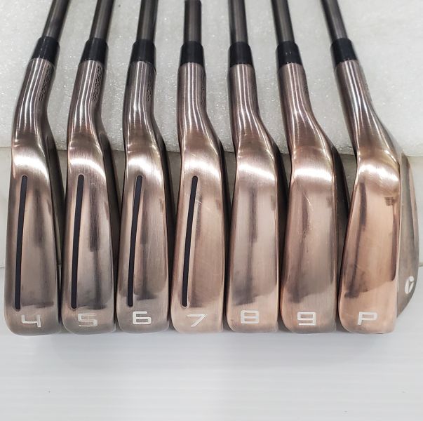二手超美品TaylorMade(24) P790 Aged Copper(古銅限定版) ɪᴠ 4-P(共7支)鐵桿組 搭配N.S.Pro ʙʟᴀᴄᴋ(黑色限定版) 950 neo 98S桿身 