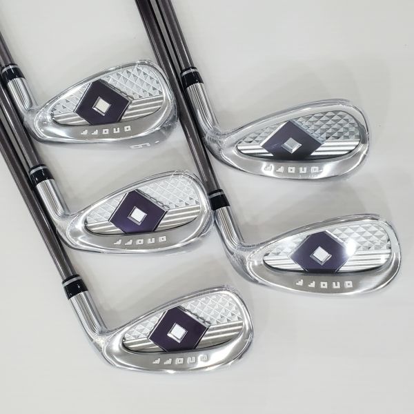 全新品 女生 女用ONOFF(25) 7-S(共5支)鐵桿組 搭配SMOOTH KICK LP-425I 37 L桿身 