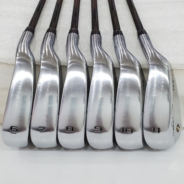 二手超美品HONMA TR21x 6-11(共6支)鐵桿組 搭配原廠VIZARD TR20-65 61 R桿身 